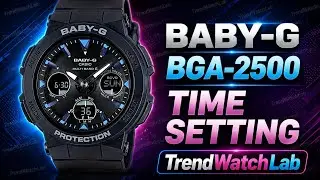 How to set time on Casio Baby-G BGA-2500