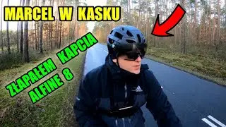 KASK ROWEROWY UVEX - TEST🤩  ZŁAPAŁEM KAPCIA W TERENIE - WYMIANA DĘTKI W ALFINE 8🛠️