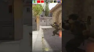 How to Rush Mid on inferno in Cs2! #counterstrike2 #cs2  #shorts #inferno