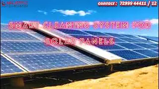 Smart Cleaning System for Solar Panels | Arduino-Based Automated Solar Panel Cleaner