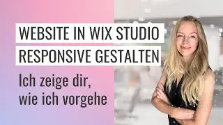 Website in Wix Studio responsive gestalten | Ich zeige dir genau wie ich vorgehe