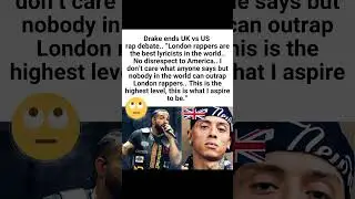 Drake ENDS the UK vs US Rap Debate &ldquo;London Rappers OUTRAP Everybody!&rdquo; #drake #UK #USA #shorts #viral