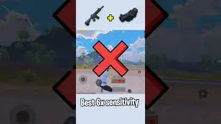 🔥 6X Scope No Recoil Sensitivity | Master 6X Zero Recoil Spray with Gyroscope #pubgmobile #ciaopubg