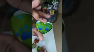 Dog Heart Hugs Demolded #resinart #demolding #resincrafts #hearthugs