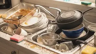 The Most Organized Dishwashing Routine ✨ | Satisfying Sink Clear-Out (ASMR)