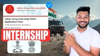 Indian Army Internship Program 2025 For Students: Online Internship