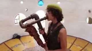 Didgeridoo na Eco Aldeia Flecha da Mata