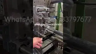 2 cavities PET preform injection mold testing production well with injection molding machine