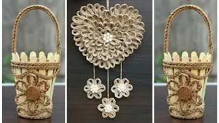 Amazing Jute Rope Crafts | Decorate Your Room with Jute Wall Hanging | DIY Home Decorating Ideas