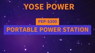 YOSE POWER  PEP-S300 PORTABLE POWER STATION CHARGE ALL YOUR CAMERS AND BATTERIES DRONES ECT