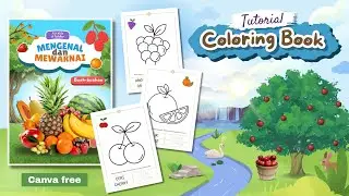 Cara Membuat Worksheet Mewarnai Anak Mudah dan Gratis di Canva