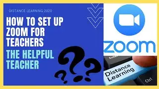 Zoom teacher tutorial for distance learning!