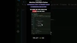 V S1 EP14 Лабораторная работа 8 Машинное обучение на Python Введение в наследование Переопределен...