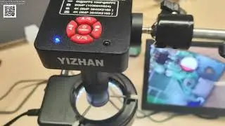 Электронный микроскоп YIZHAN 4K для ремонта печатных плат | Обзор промышленной камеры 60MP на Ali...