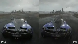 [60fps] Project Cars PS4 vs PC Real-Time Comparison