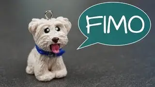 Hund / Malteser ~ Fimo / Polymerclay / Tutorial