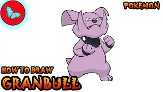 How To Draw Granbull From Pokemon | Drawing Animals