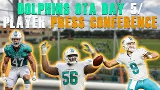 5-й день OTA &laquo;Dolphins&raquo; / Пресс-конференция игроков [Реакция болельщиков &laquo;Miami Dolphins&raquo;]
