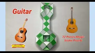 Guitar - 72 Pieces Magic Snake Puzzle #snakelordmagicsnakepuzzletutorial