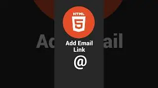 Ссылка на электронную почту в формате HTML #shorts #htmltutorials #htmlTipsTricks
