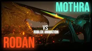 TITANUS RODAN VS TITANUS MOTHRA - BLENDER/ROBLOX ANIMATION PROJECT