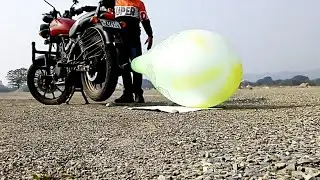 Big Balloon vs Bullet Silencer Experiment | Holi Balloons