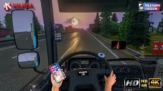 Truckers of Europe 3 | Prague to linz evening Drive | Realistic HD gameplay 