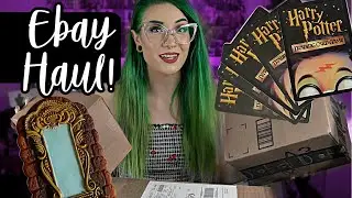 I spent $100 on OLD Harry Potter merch! HUGE EBAY HAUL