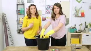Pin It or Bin It: How to make shibori dyed napkins