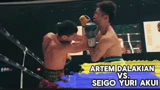 Artem Dalakian vs. Seigo Yuri Akui fight Highlights
