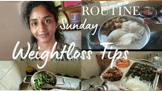 Vlog-4sunday routine|vlog|weightloss|Tips|excercise I do🤩👍🏻 weightloss journe #instagram#vlog#sunday
