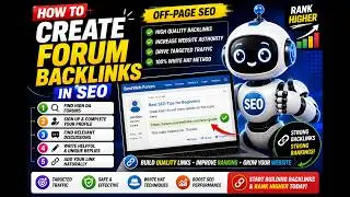How to Create Forum Backlinks in SEO | Off-Page SEO | SEO Backlinks | Link Building