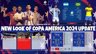 PES 2017 NEW LOOK OF COPA AMERICA 2024 UPDATE