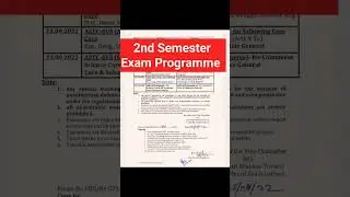 vbu hazaribag degree semester2 exam Programme