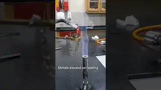 Metals Expand on heating #shorts #physics #scienceexperiment #experiment