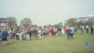 Protesters rally against Trump and Musk in 'Hands Off!' event in Norfolk