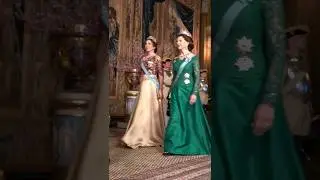Tiaras parade in Stockholm. Two Kings and two Queens.
