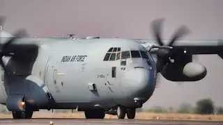 C-130J Super Hercules on a Mission | INDIAN AIR FORCE @AviationWall