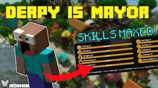What I Do When DERPY is Mayor in Hypixel Skyblock GUIDE | IRONMAN