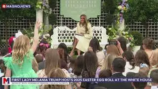 President Donald Trump Hosts 2025 Easter Egg Roll at The White House [LIVE]