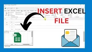 How To Insert Excel In Outlook Email