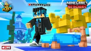 Another Day In BEDWARS In @GamerFleet's Minecraft Server 🥳 | mcFleet Live
