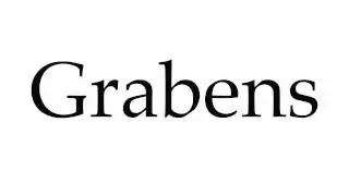 How to Pronounce Grabens