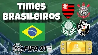 AGORA SIM! FIFA NO NINTENDO SWITCH COM TIMES BRASILEIROS🔥