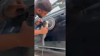 HOW WE RESTORE THIS MERCEDES PART:2 | CERAMIC COATING APPLICATION ON MERCEDES | #shorts