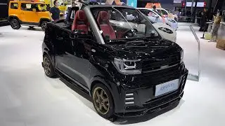 Wuling Hongguang mini ev cabrio Interior and Exterior 4K