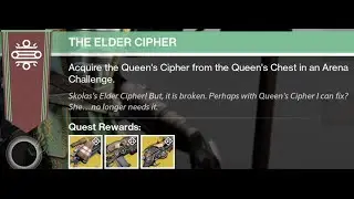 Destiny : Elder Cipher Bounty!!!!