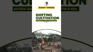 Shifting Cultivation in India  with Trick (Different Names) #sscgk