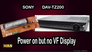 dav tz200 vfd display not working how to fix #MRS Electronics #043