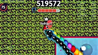 OMG🐍 HACKER RAINBOW VS GRAVINA SNAKES 🐍 BEST EPIC SNAKE IO GAMEPLAY 🐍🔥#games 